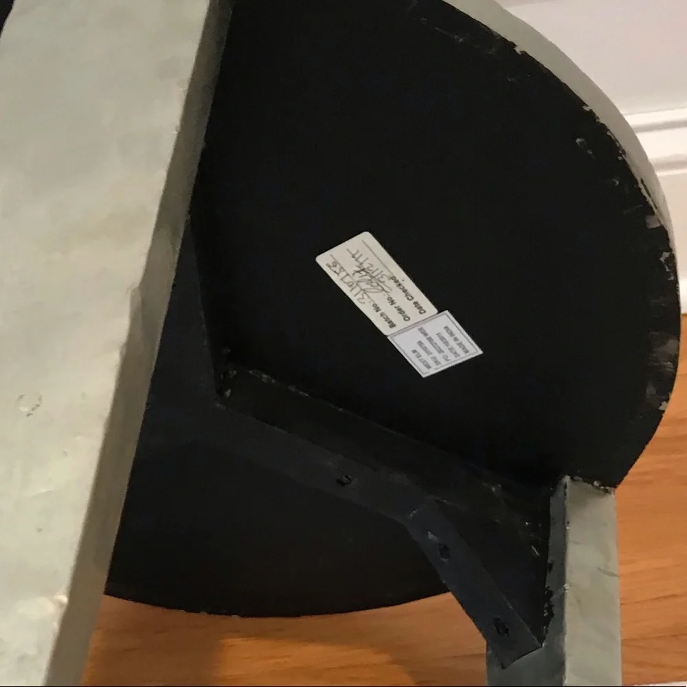West Elm round table 20” tall